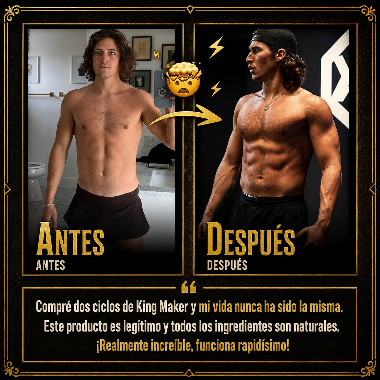Vuelve a sentir la energía de un hombre imparable 💪🏼