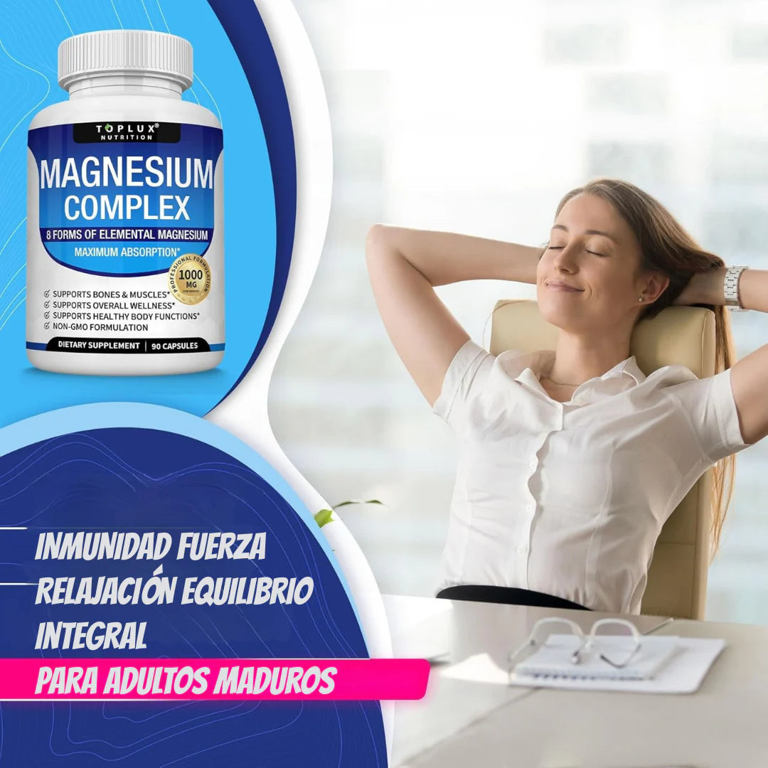 🚀 EL MAGNESIO QUE TE AYUDA A SENTIRTE MEJOR CADA DÍA